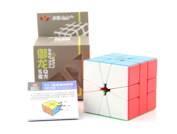 Yongjun Дракон SQ1 Кубик Рубика цветной игровой формы Веерообразный трехслойный Кубик Рубика образовательная креативная детская игрушка