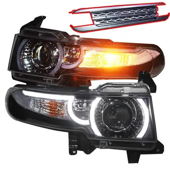 

2 PIECES LED Head Lamps Headlight Front Assembly For TOYOTA FJ Cruiser Plus Front grille 2008-2015