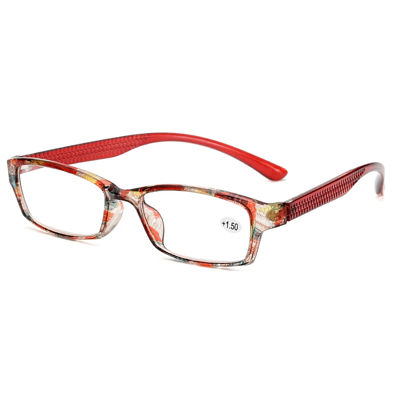Vintage Floral Frame Reading Glasses Men's Women's Brand Design Rectangular Glasses Presbyopic Glasses Diopter Magnifying Glass
