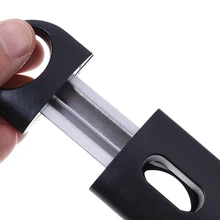 1 шт. V образным вырезом Нержавеющая сталь лезвие, нож для сигар сигары гильотина карман Zigarren резак острое Sigaar режущего инструмента