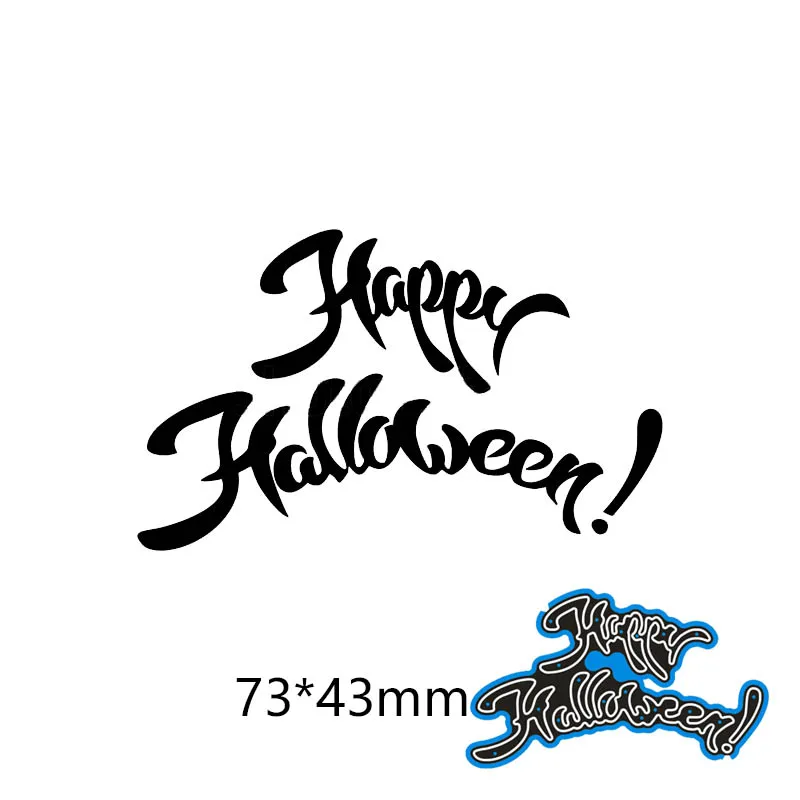 Новый набор вырубных штампов &quotHappy Halloween Трафареты сделай сам для бумажные