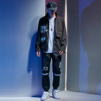 

Men's Tracksuits 2 Piece Jackets Pants Set Athletic Sports Casual Running Jogging Sweatsuit