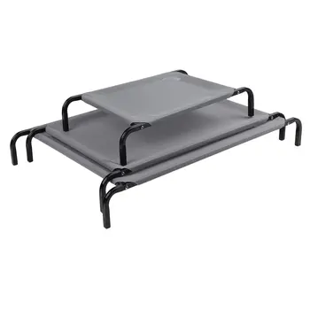 

Washable Breathable Stainless Steel Frame Pets Cats Dogs Comfortable Marching Bed Folding Portable Jumping Bed