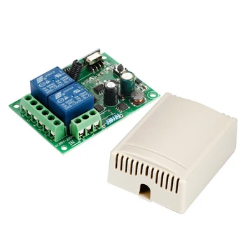 

433MHZ Remote Control Radio Frequency Adjustable Mode Doors Stable Signal Wireless Switch Set Flexible Relay Receiver Garage