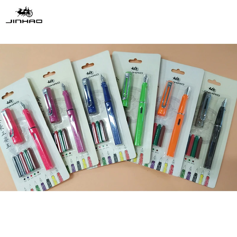

JINHAO 599A Fountain Pen 0.5 Mm Writing Posture Correction Ink Pens Set for Student School Supplies Stationery