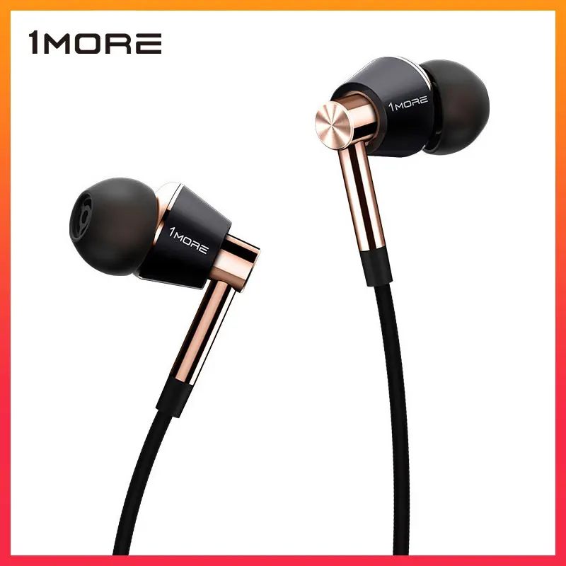  Original 1More Triple Driver In-Ear Earphone with microphone for Xiaomi Mi Redmi Samsung Mp3 Earpho