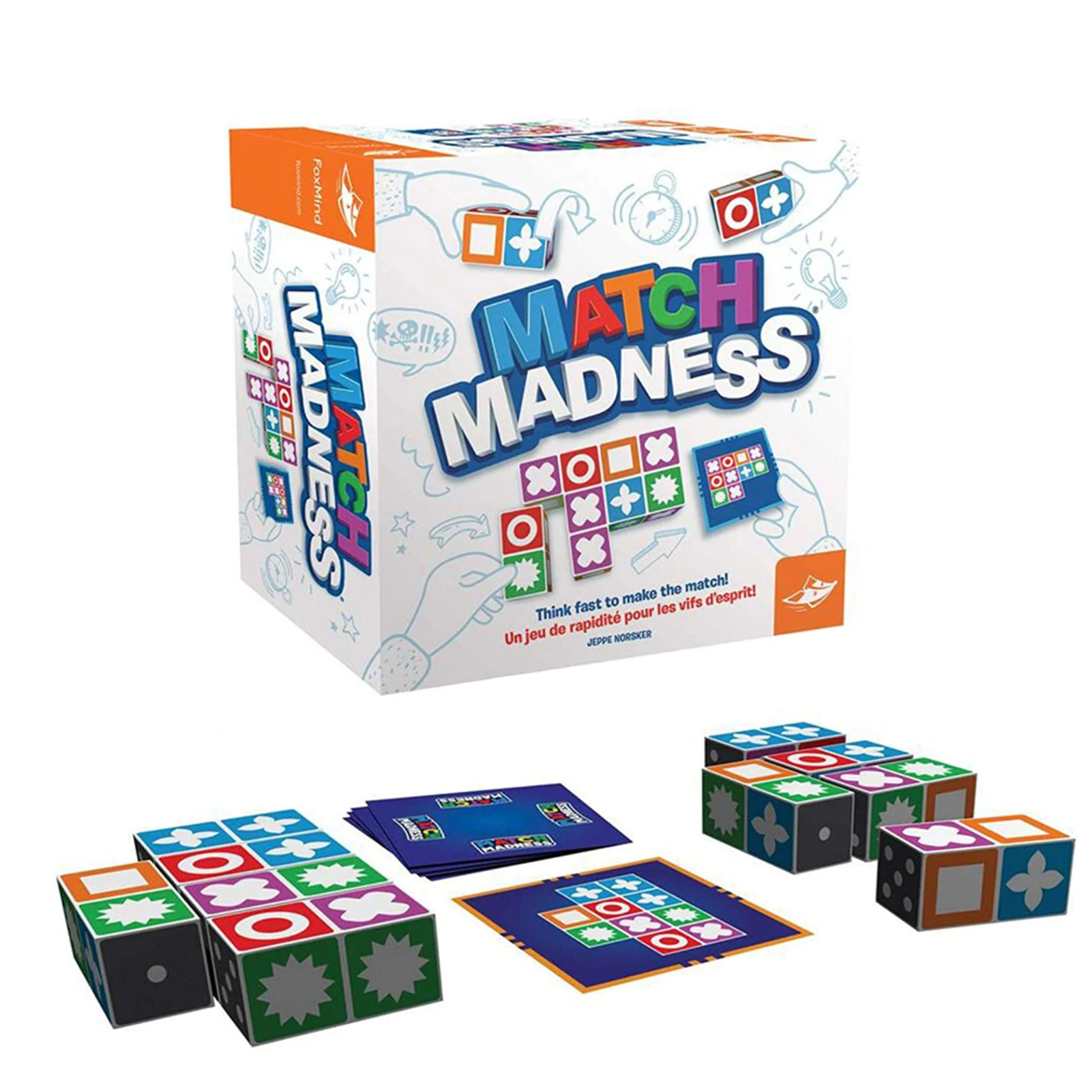 

Match Madness Box Game Master Children's Matching Toys Board Game Wooden Multiplayer Toy