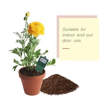 

Garden Plant Soil Moisture Meter Hydroponics Analyzer Meter Moisture PH Measurement Tool For Indoor Outdoor Garden Plants