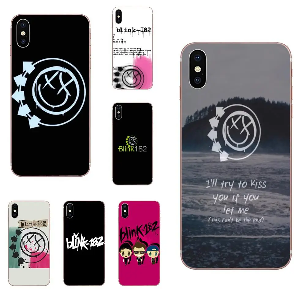 Чехол из ТПУ для iPhone 11 Pro 4 4S 5 5S SE 5C 6 6S 7 8X10 XR XS Plus Max Blink 182 Song | Мобильные телефоны и