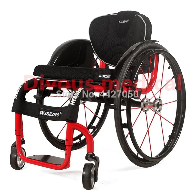 Active Sports Leisure Wheelchair Magnesium Alloy Ultra-light Portable Wheelchair
