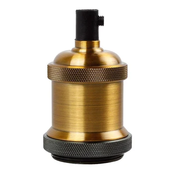 

Base Durable E27 Lamp Vintage Lightweight For Edison Bulb Industrial Aluminum Socket