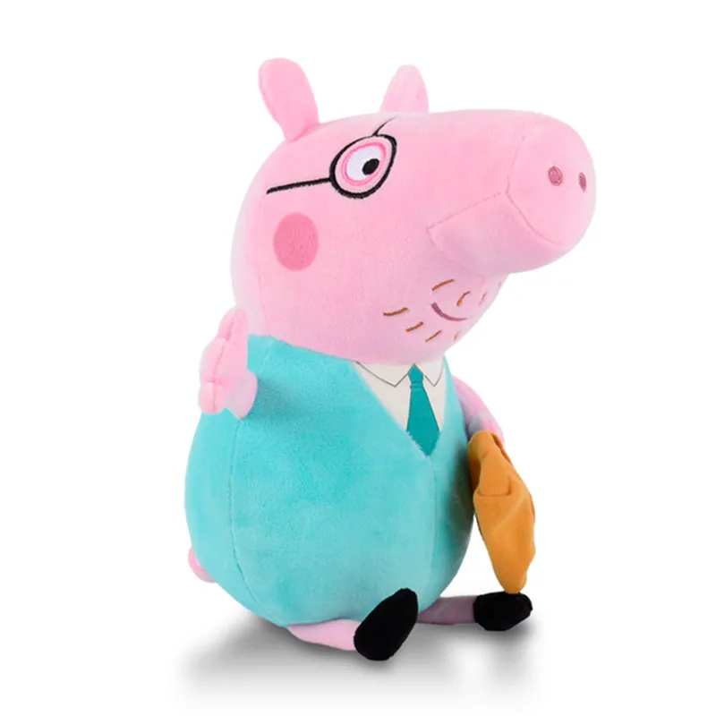 2 шт./компл. Peppa Pig 19 см мультфильм Джордж друг семейство розовых свиней вечерние мультфильм мягкие плюшевые милые куклы подарок на день рождения