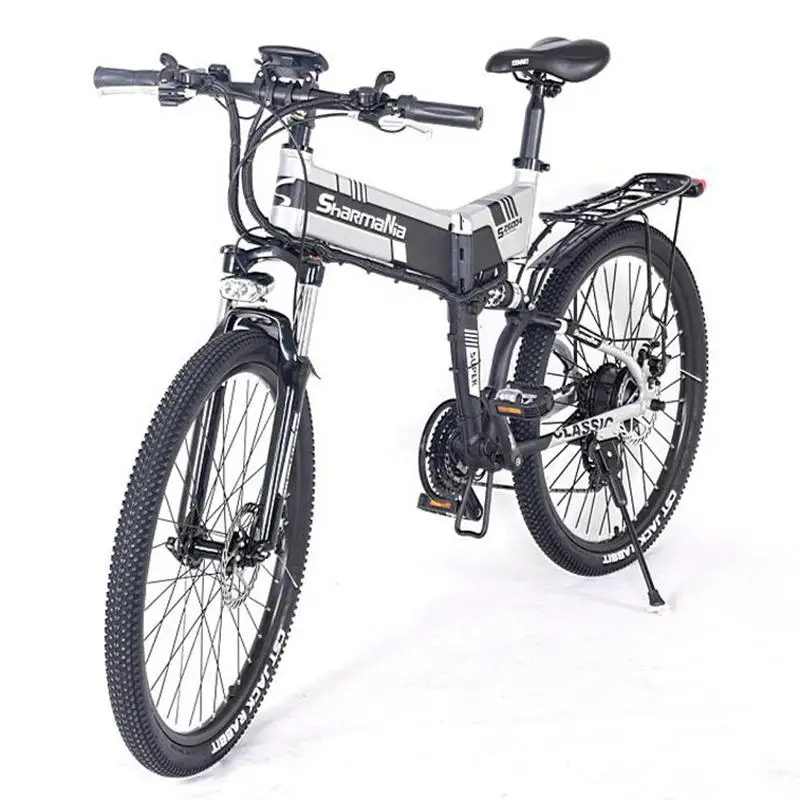 Foldable Electric Scooters E Bike Scooter 48V 350W 2 Wheels Electric Bicycles White/Yellow