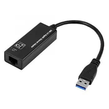 

USB 3.0 to RJ45 Gigabit Ethernet Adapter USB Network Card Wired LAN