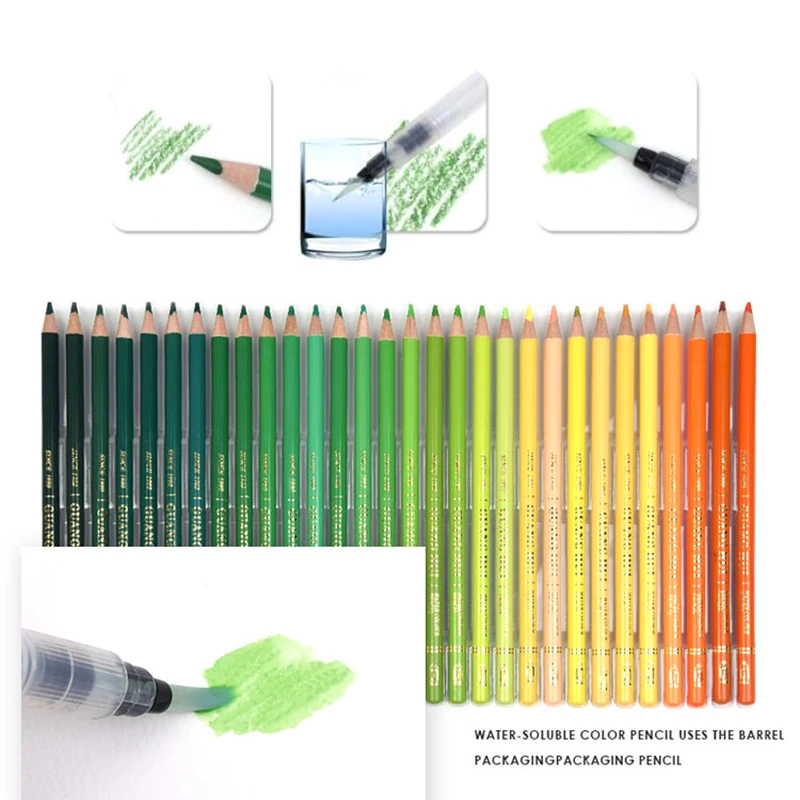 Billige Brutfuner 48 72 120 150 180 Aquarell Bleistifte Holz Farbigen Bleistift Set Lapis de cor Malerei geschenke für kinder Kunst Schule Liefert