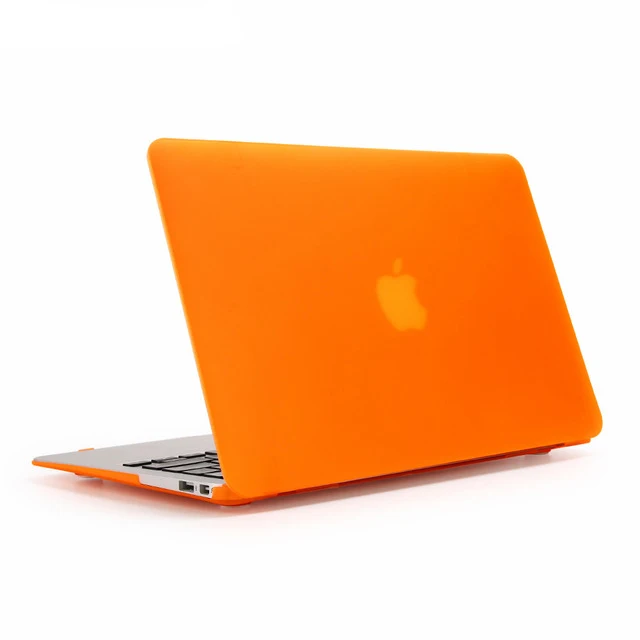 Универсальный сменный чехол для ноутбука retina, Мягкий Силиконовый ТПУ удобный чехол для компьютера, подходит для A1534 A1369 A1466 A1278 - Цвет: Orange