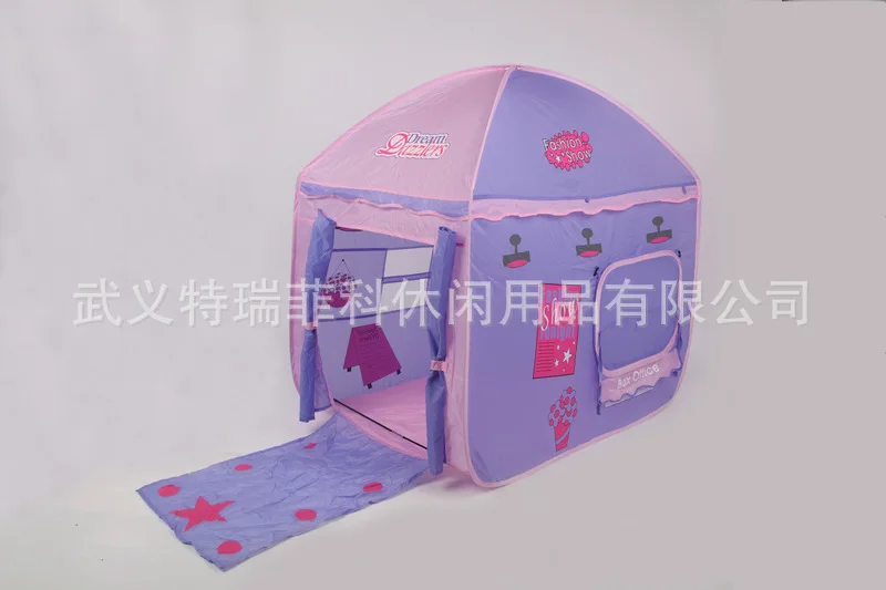 Детская игровая палатка, портативная складная уличная палатка с четырьмя углами для дома, Игровая палатка для дома с морским мячом