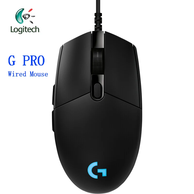 Профессиональная Проводная игровая мышь logitech Original G Pro с PMW3366 16K 12K и HERO опционально RGB для геймеров в области электронных видов спорта