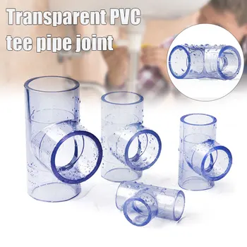 

Tee Connector UPVC Tee Fitting Transparent Environmental Plastic Pipe Fittings J8