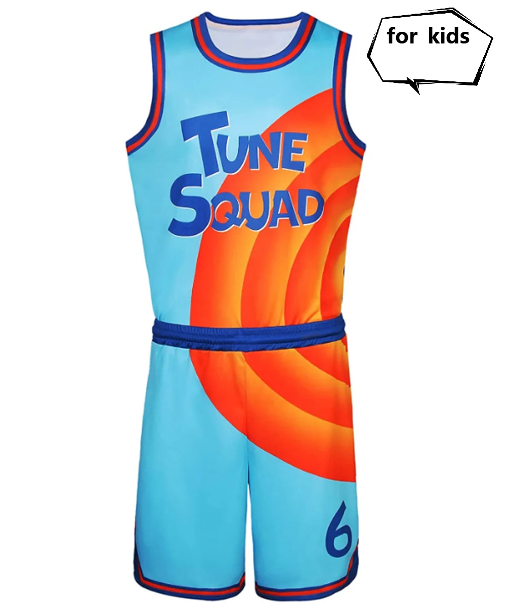 Lebron James #6 Tune Squad Basketball Jersey