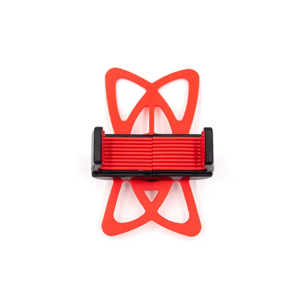 silicone red XOSS держатель для телефона, велосипедный руль, держатель для мобильного телефона для велосипеда, руль из алюминиевого сплава - Цвет: silicone red