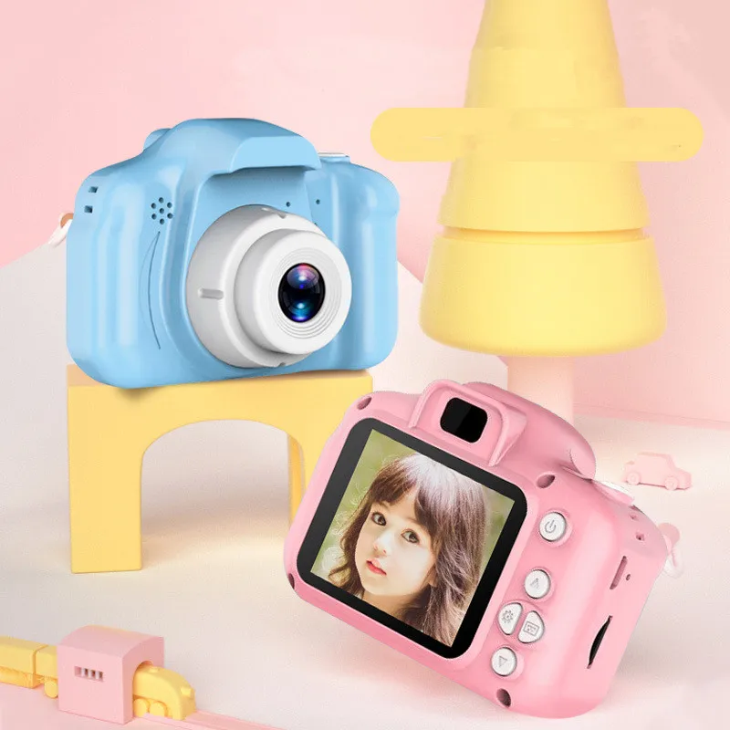 

Kids Mini Camera Toy Cute Camcorder Rechargeable Digital Camera with 2 Inch Display Screen Children Educational Toy Outdoor Play
