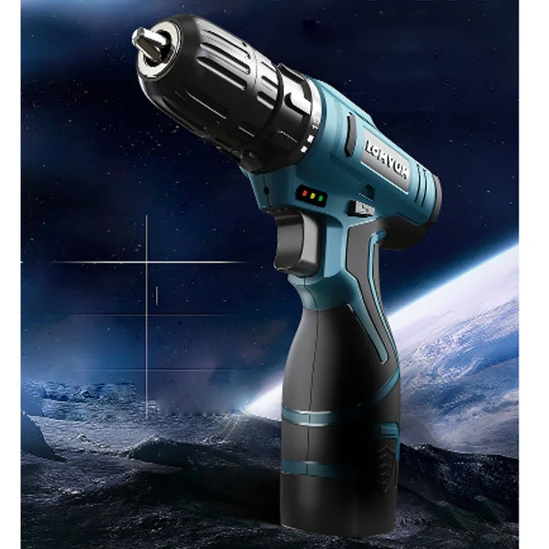 Lithium drill rechargeable hand small pistol electric multi-function household screwdriver t | Бытовая техника