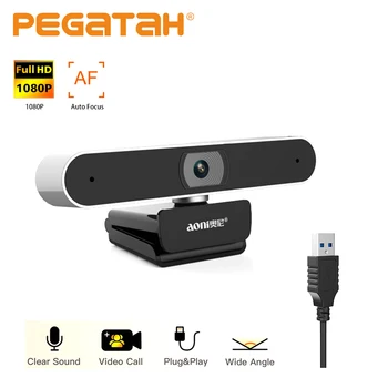 

Webcam 1080p 30fps webcam web cam 4K web camera full HD 1080p webcam with dual microphones camara web pc webcam cover usb camera