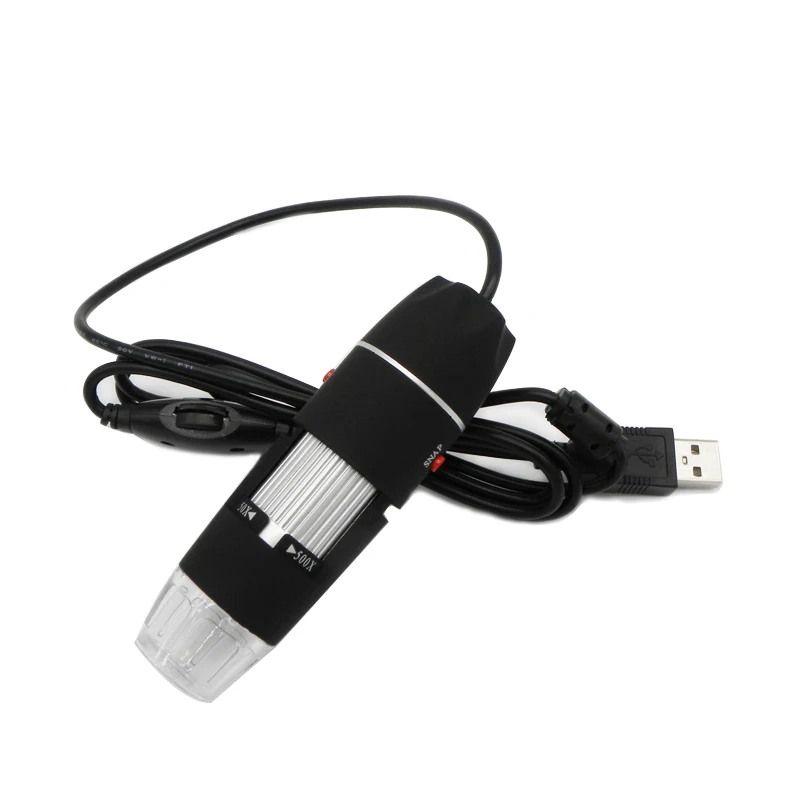 Профессиональный USB цифровой микроскоп 500X светодиодный 2-мегапиксельный электронный микроскоп Эндоскоп зум Камера лупа+ стенд инструменты микроскоп