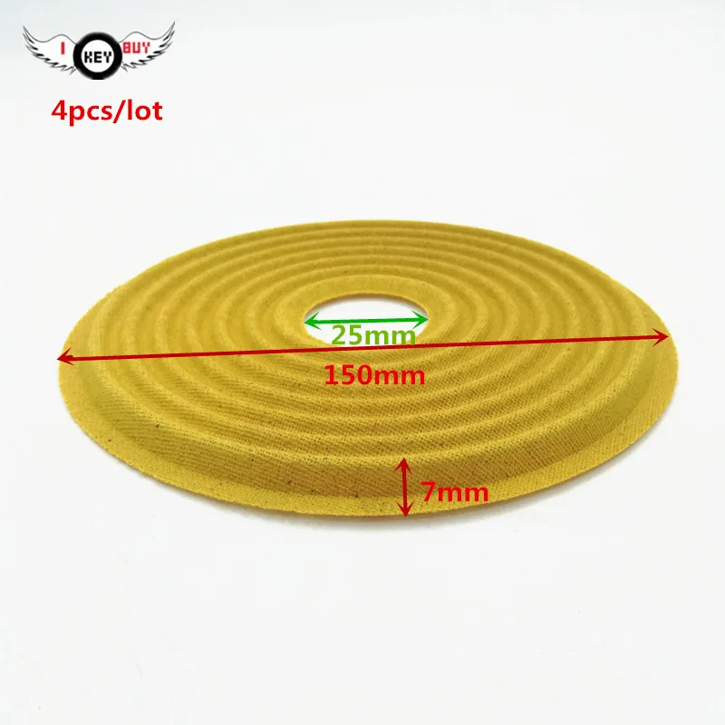 I KEY BUY 4 Pieces 150MM 25MM Core 7MM High Foot Spider Spring Pad Speakers Wave Shrapnel Damper DIY Repair Accessories |