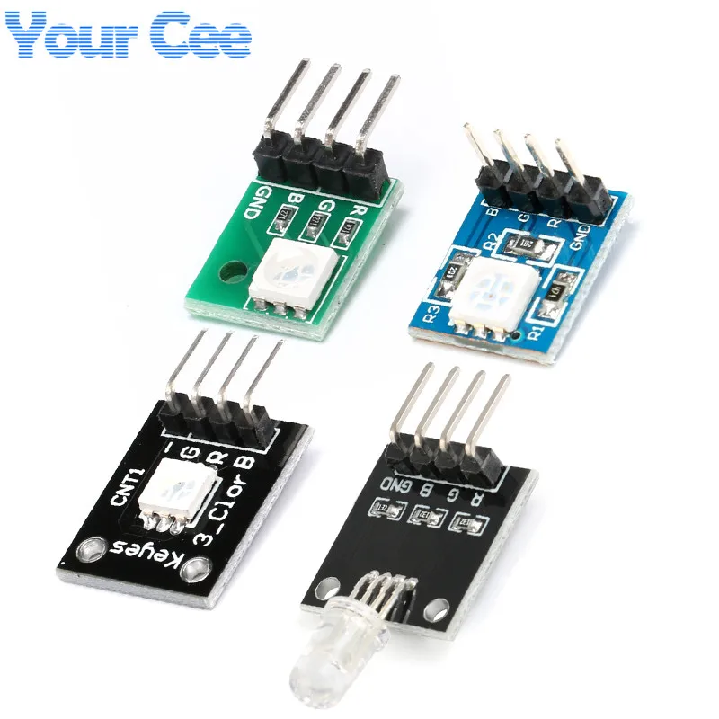 RGB модуль цветной яркий 5050 SMD 3 цвета светодиодный KY 016 электронный сделай сам для