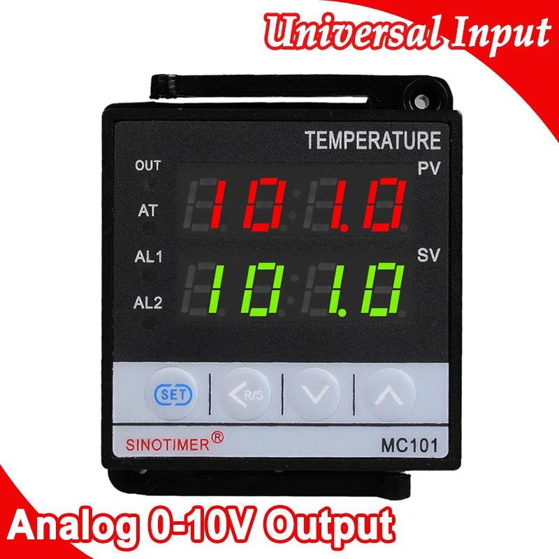 Input PT100 K Thermocouple PID Temperature Controller Analog Linear ...