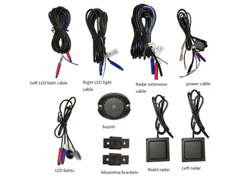 

Car Blind Spot Monitoring BSD BSA BSM Radar Detection System Microwave Sensor Assistant Car Driving Security