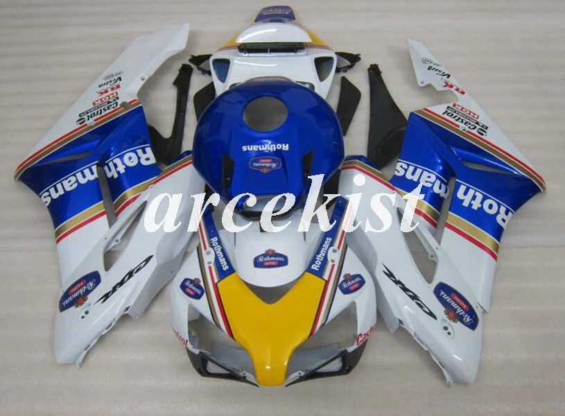 

4Gifts New ABS Injection Mold Full Fairing Kit Body set fit for HONDA CBR1000RR 1000RR 2004 2005 04 05 Custom blue white