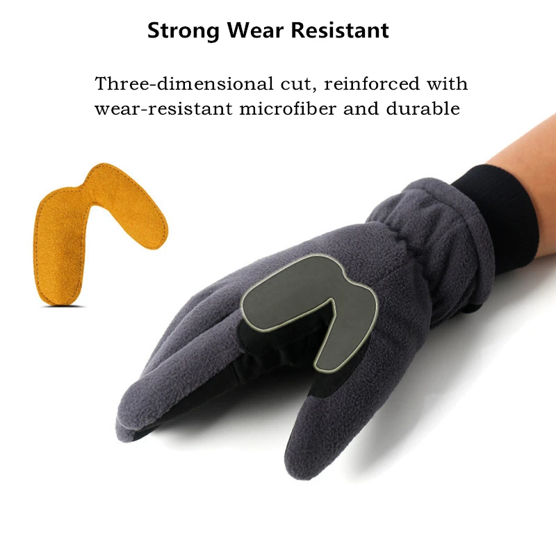 CKAHSBI перчатки для вождения, зимние теплые перчатки для мужчин, лыжные перчатки для сноуборда, езды на мотоцикле, зимние перчатки с сенсорным экраном