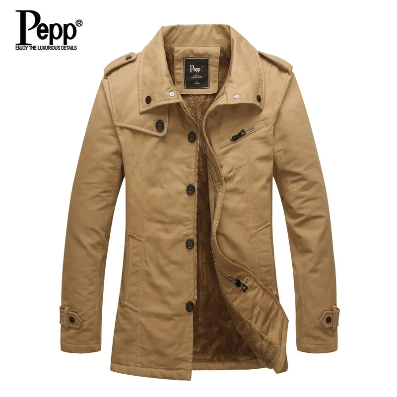 

2018 Winter New Style Men Jacket Korean-style Slim Fit Brushed And Thick Washing Jacket MEN'S Coat Tops