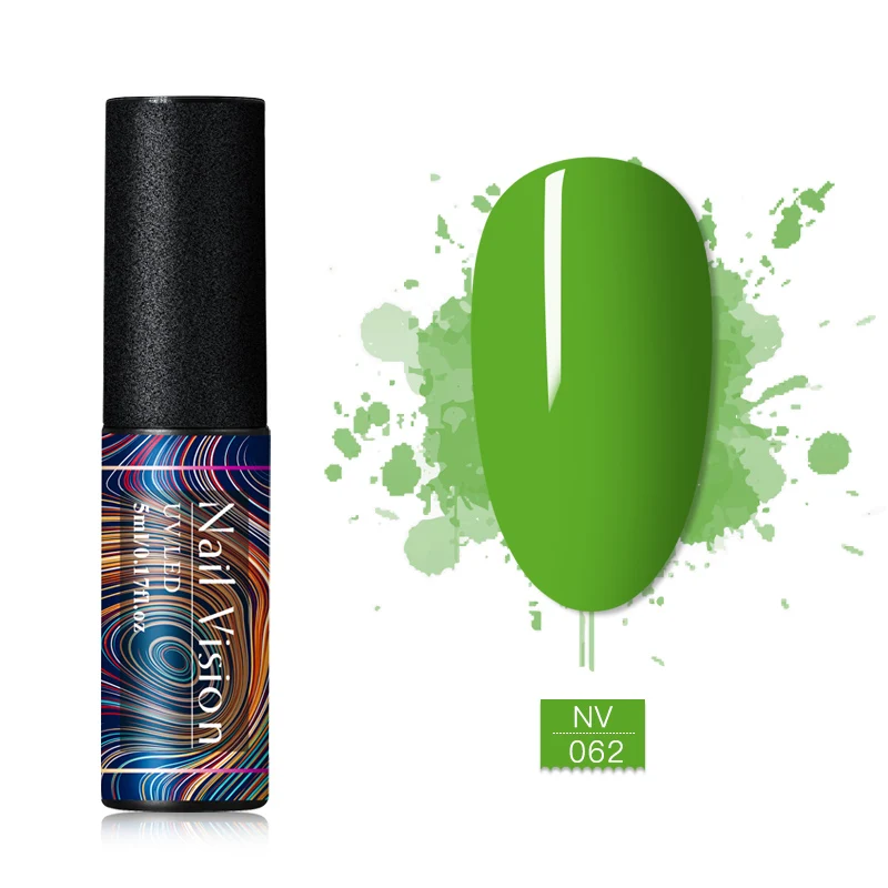 Лак для ногтей Vision Green Series Цветной Гель-лак замачиваемый УФ-лак Vernis Полупостоянный праймер верхнее покрытие 5 мл весенний маникюрный гель для ногтей лак - Цвет: HHS06657