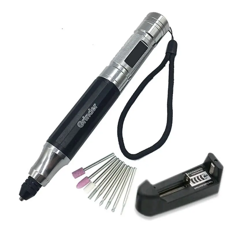 Chargeable Mini Electric Engraving Pen 3.6V 35W Power Drill Grinder Rotary Engraver Carve Tool Set