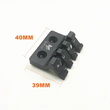 Mlok Keymod Offset Light/Opitc Picatinny Rail Mount M Lok 3-SLOT Hunting Accessories for Glock for Airgun Base