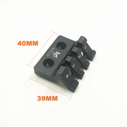 Mlok keymod luz offset/opitc picatinny ferroviário montagem m lok 3 slot caça acessórios para glock para base de pistola de ar