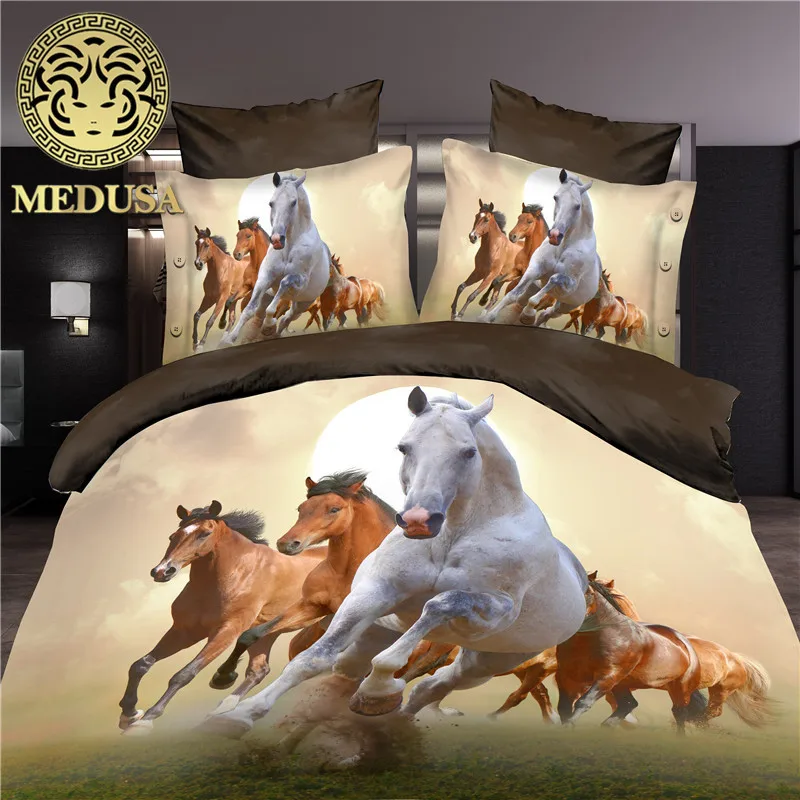  3d snow wolf king/queen/twin size 3/4pcs bedding set of duvet/doona cover bed sheet pillow cases be