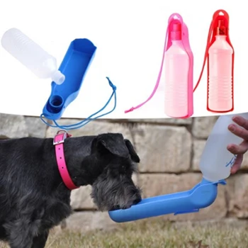 

250ml Dog Drinking Bottle Cat Waterer Puppy Drinker Out Portable Pet Dog Traveling Outdoor Kettle Pet Supplies