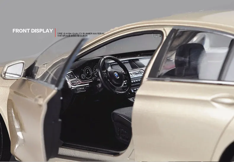 WELLY 1:24 BMW 535i серый автомобиль сплав модель автомобиля Моделирование Украшение автомобиля коллекция Подарочная игрушка Литье под давлением модель игрушка для мальчиков