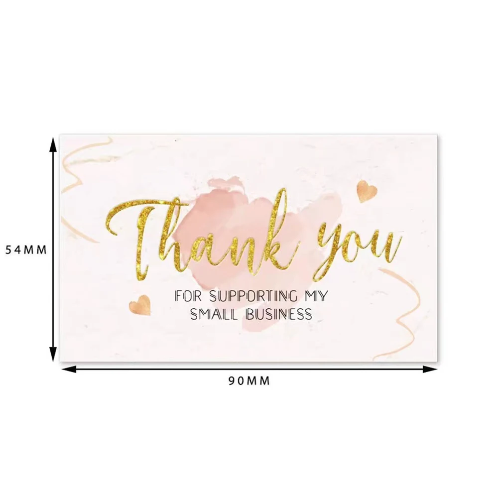 10-30pcs Thank You Cards Thanks Greeting Card Gift Decoration Appreciation Card for Small Business Wedding Shower Retailsale