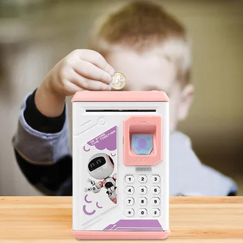 

Creative Fingerprint Electronic Piggy Bank ATM Password Cash Box Cash Coin Piggy Bank Kids Birthday Christmas Gifts Funny Toy