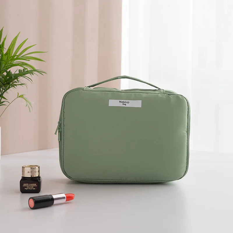 Print Geometric Pattern Thread Soft Cosmetic Womans Bag New Square Zipper Bag Fashion Cute Lady Bag Trousse De Toilette - Цвет: style 04