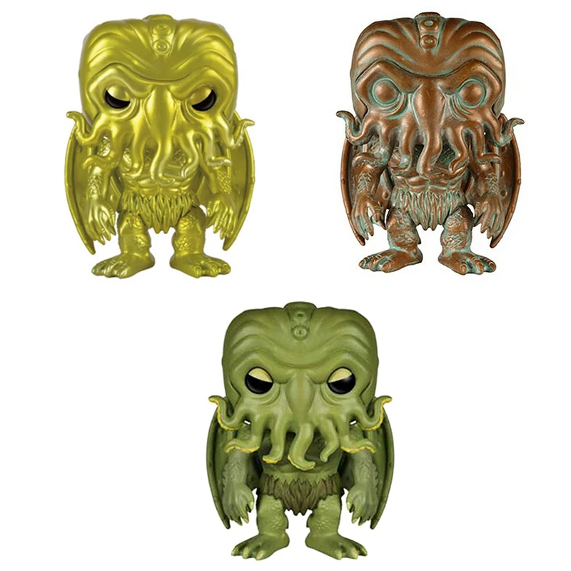 Новый Великий Cthulhu 03 # литературы Hp Lovecraft золотые виниловые фигурки Call of #03 игрушки