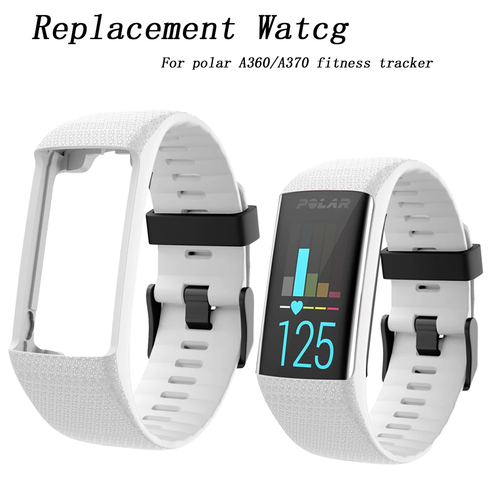 2020 Новый 5 цветный силиконовый ремешок подходит для Polar A360 A370 GPS смарт Браслет