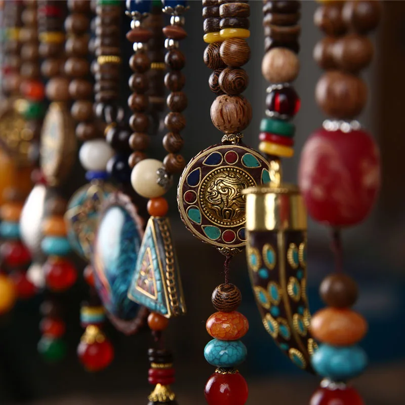 Retro-Nepal-Necklace-Buddhist-Mala-Mantra-Wood-Beads-Pendant-Necklace-Ethnic-Feather-Horn-Fish-Long-Statement (5)