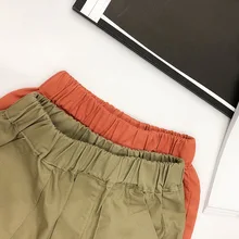 Шорты на гусеничном ходу для маленьких мальчиков летняя одежда г. Новая Стильная хлопковая ткань для ребенка, повседневные штаны детская одежда